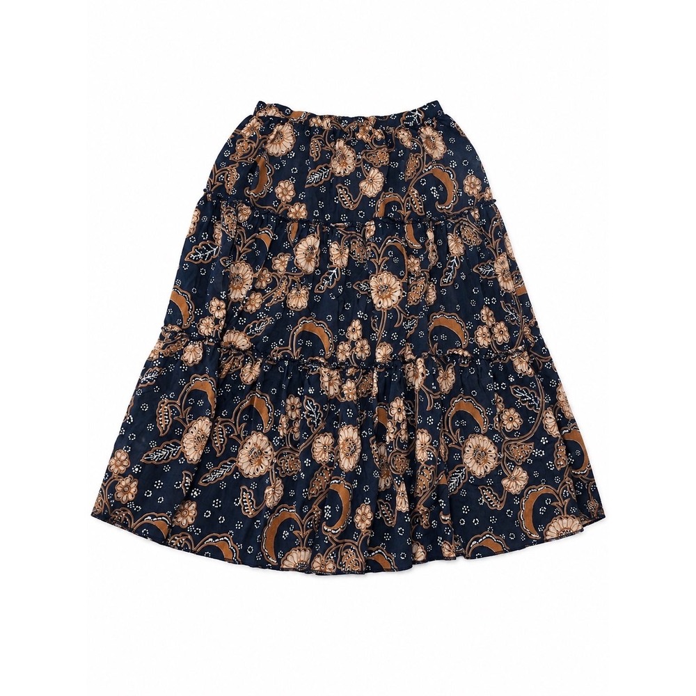 Women's Nicole Miller for P.J. Walsh New York Boho Tiered Floral Skirt Vintage